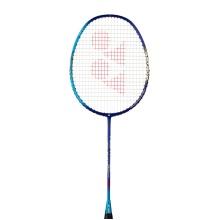 Yonex Rakieta do badmintona Astrox 01 Clear #22 (z głowicą, bardzo elastyczna) niebieska - naciągnięta -